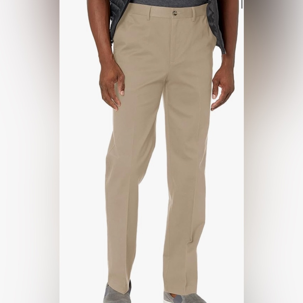 Savane Flat Front Comfort Chino Pants 34x30